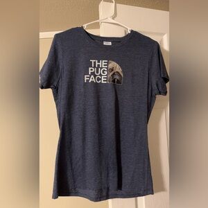 Next Level Apparel Charcoal Dog Graphic Tee